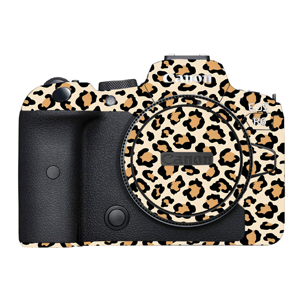Sandy Leopard Spots Canon EOS R6 Mark I Camera Skins