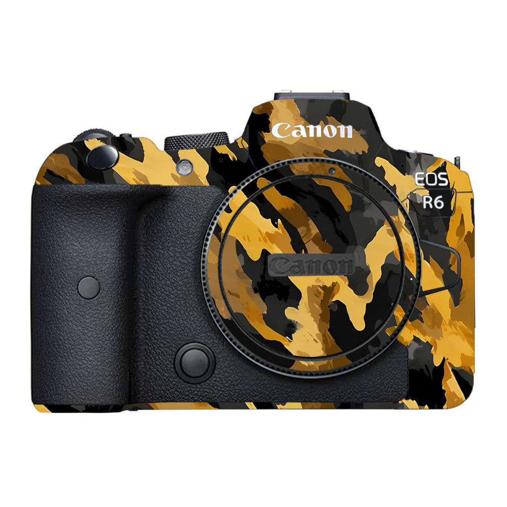 Camo Tiger Blend Canon EOS R6 Mark I Camera Skins