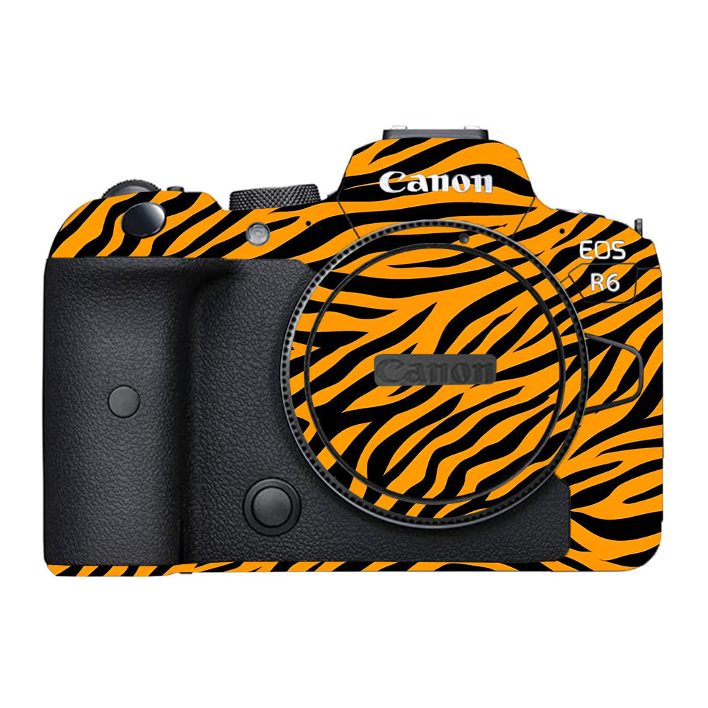 Zebra Gold Pattern Canon EOS R6 Mark I Camera Skins
