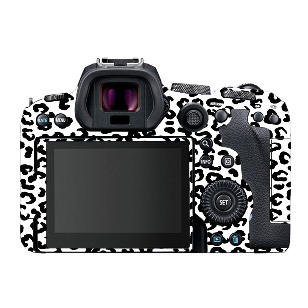 White Leopard Canon EOS R6 Mark I Camera Skins