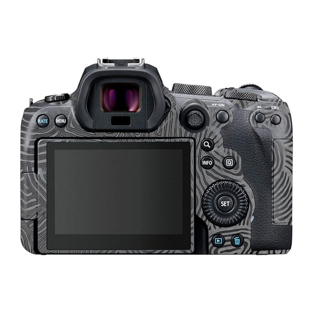 Monochrome Line Maze Canon EOS R6 Mark I Camera Skin