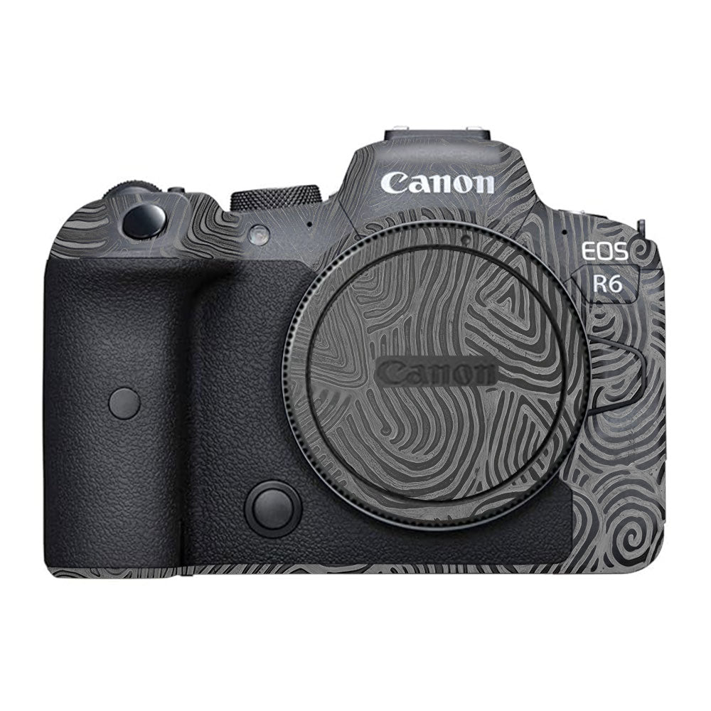Monochrome Line Maze Canon EOS R6 Mark I Camera Skin