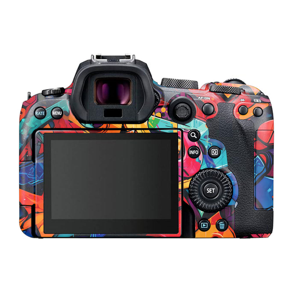 Urban Graffiti Explosion Canon EOS R6 Mark I Camera Skin