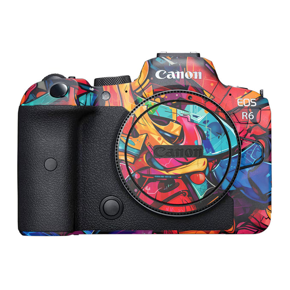 Urban Graffiti Explosion Canon EOS R6 Mark I Camera Skin