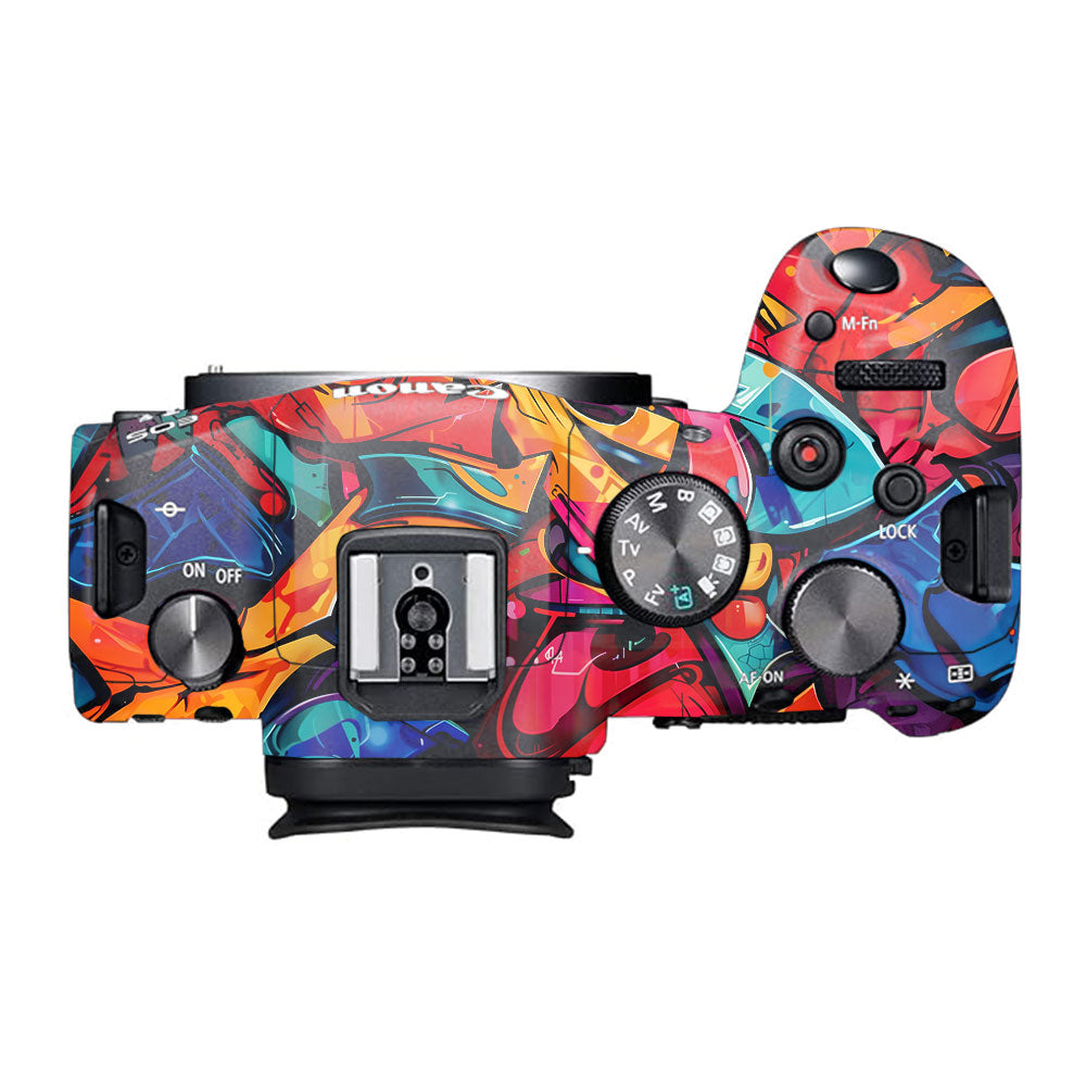 Urban Graffiti Explosion Canon EOS R6 Mark I Camera Skin