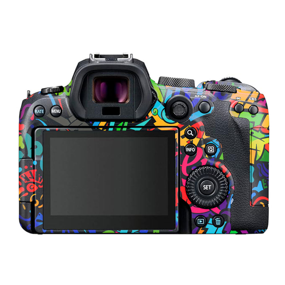 Colorful Urban Street Art Lettering Canon EOS R6 Mark I Camera Skin