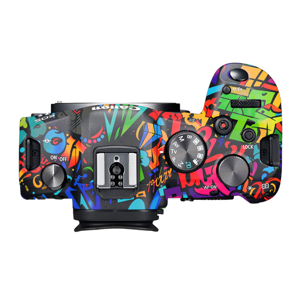 Colorful Urban Street Art Lettering Canon EOS R6 Mark I Camera Skin