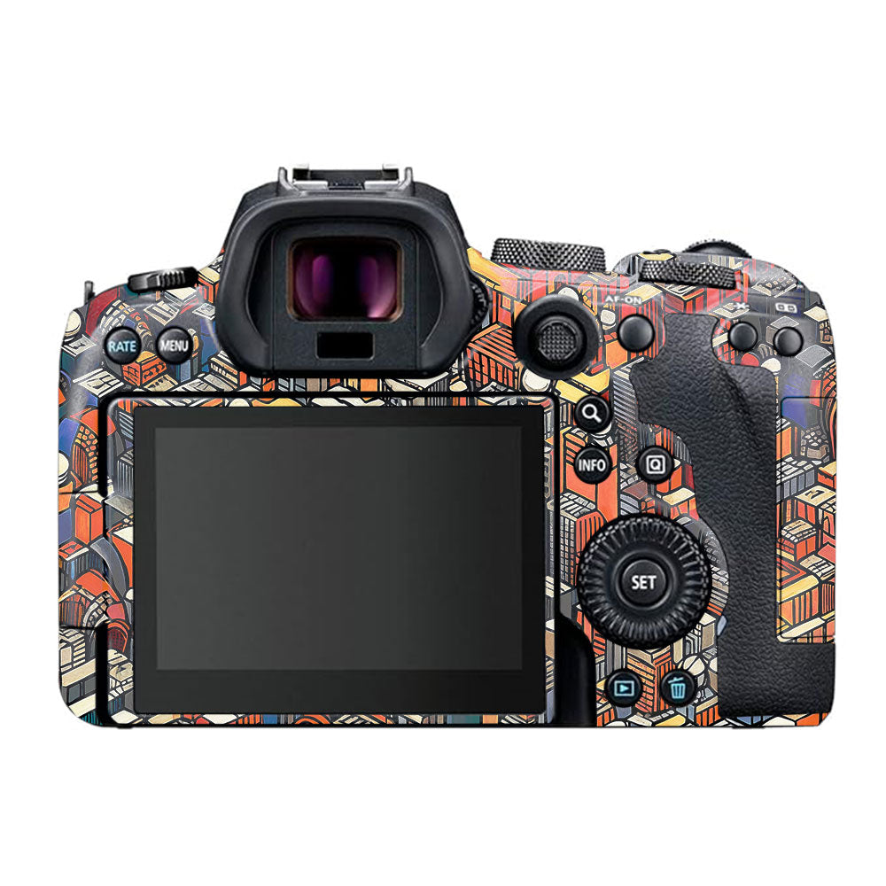 Isometric Cityscape Canon EOS R6 Mark I Camera Skin
