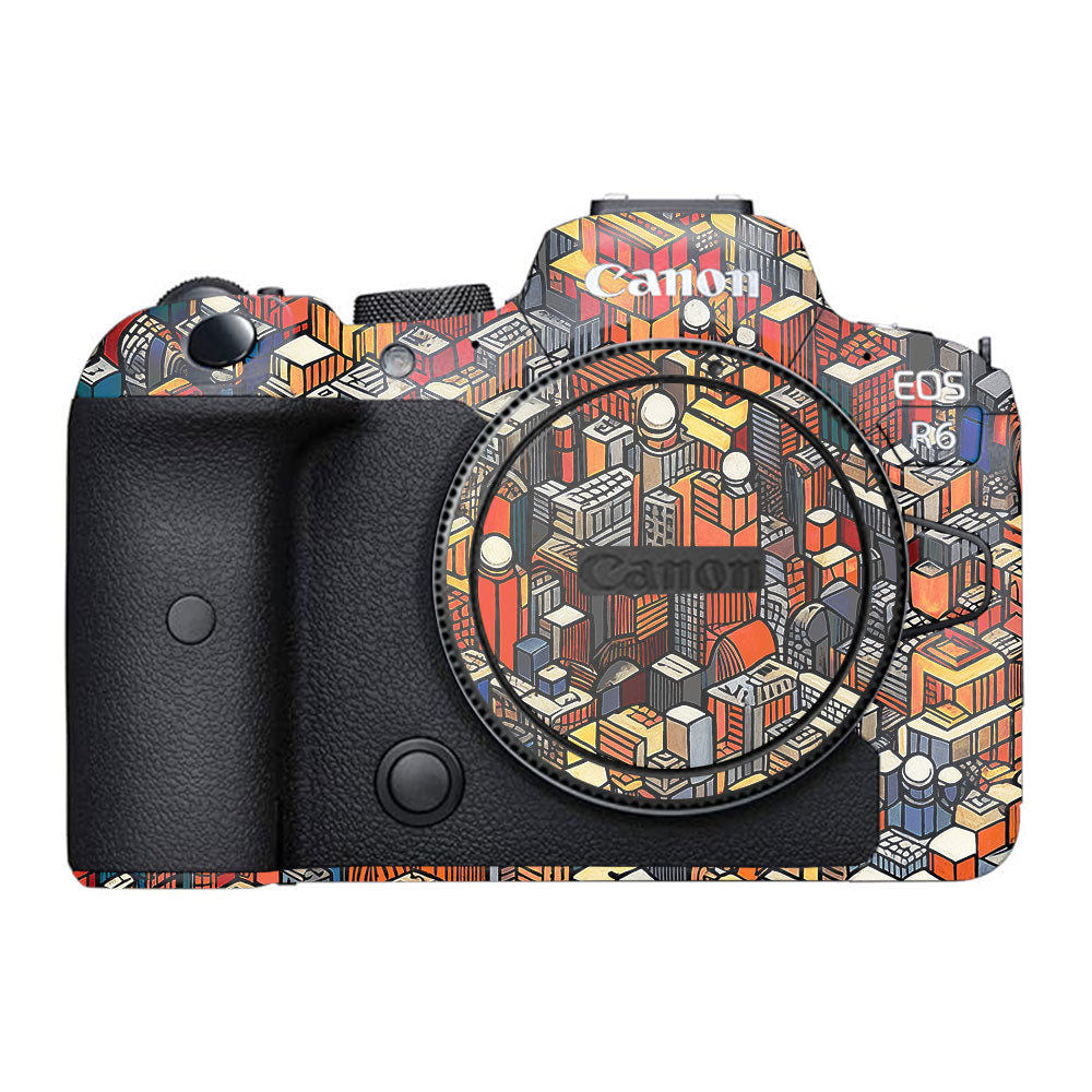 Isometric Cityscape Canon EOS R6 Mark I Camera Skin