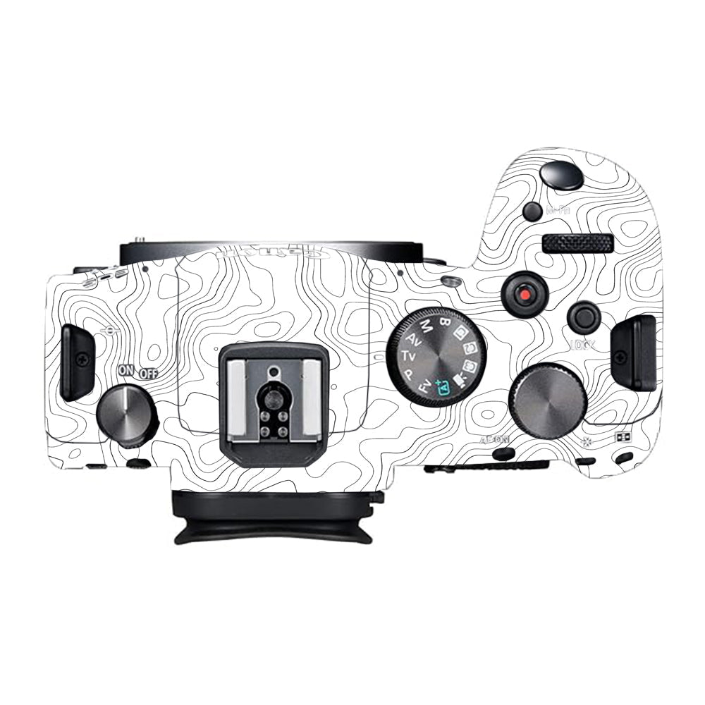 White Contour Design Canon EOS R6 Mark I Camera Skins