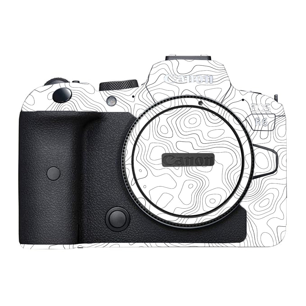 White Contour Design Canon EOS R6 Mark I Camera Skins