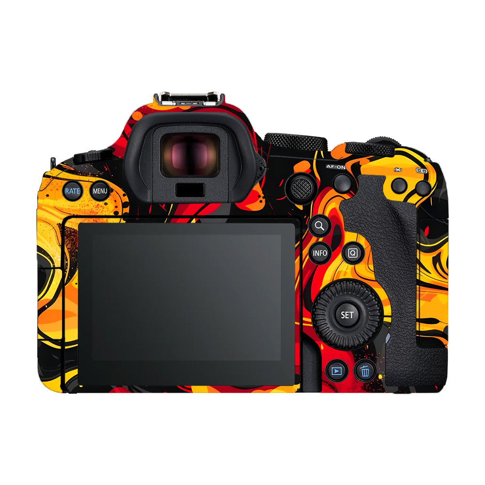 Lava Burst Canon EOS R6 Mark II Camera Skins
