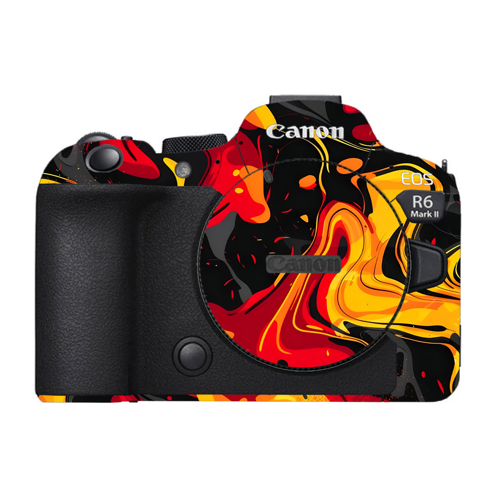 Lava Burst Canon EOS R6 Mark II Camera Skins
