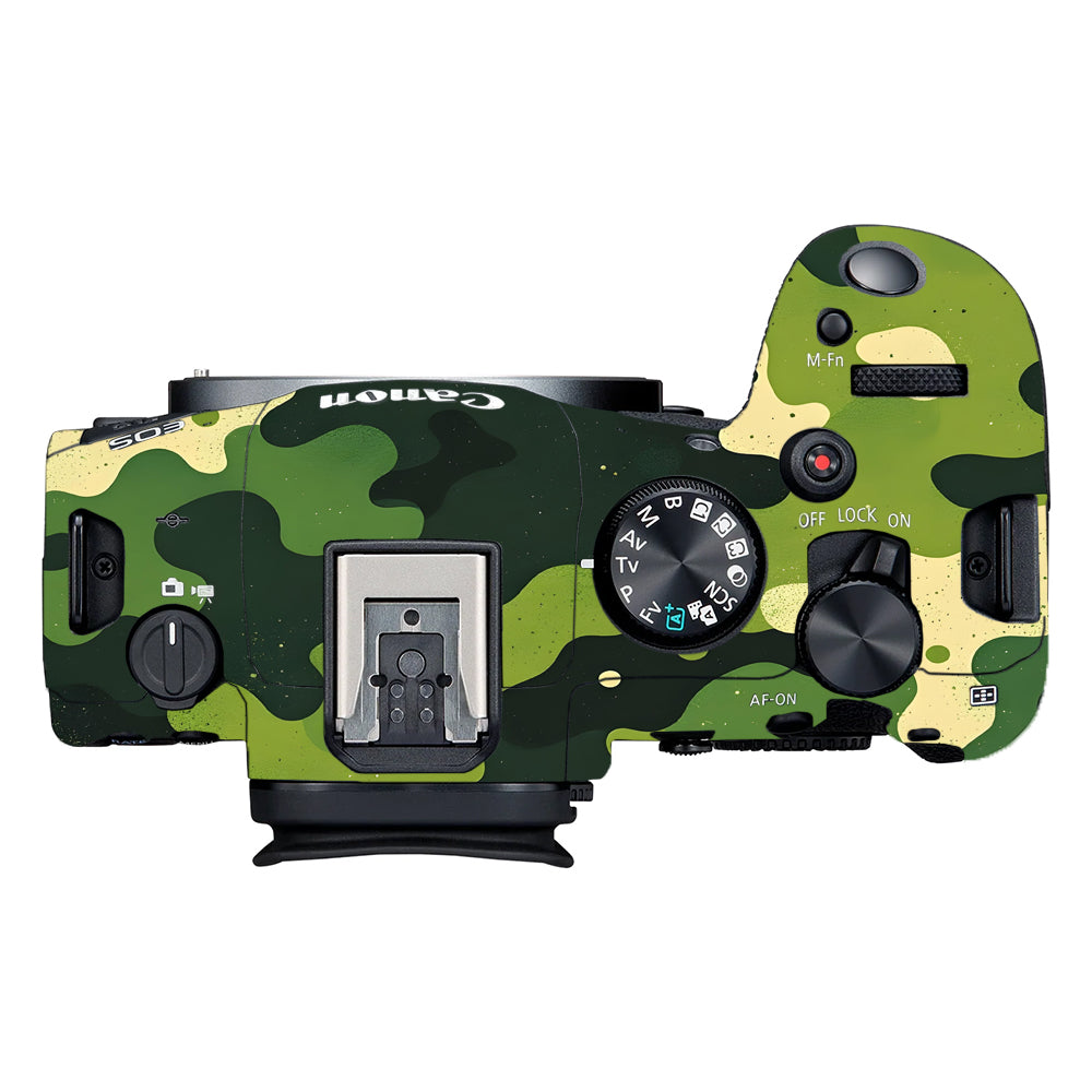 Camouflage Pattern Canon EOS R6 Mark II Camera Skins