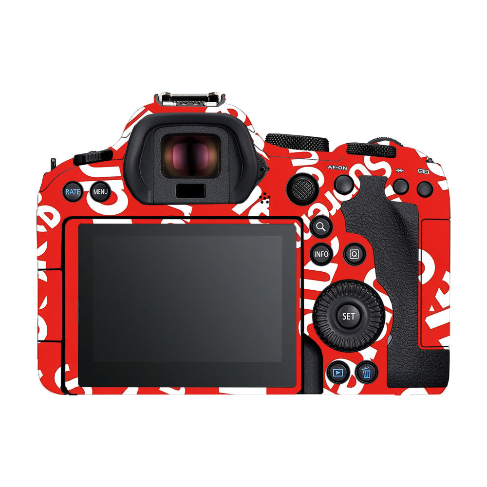 Supreme Red Canon EOS R6 Mark II Camera Skins