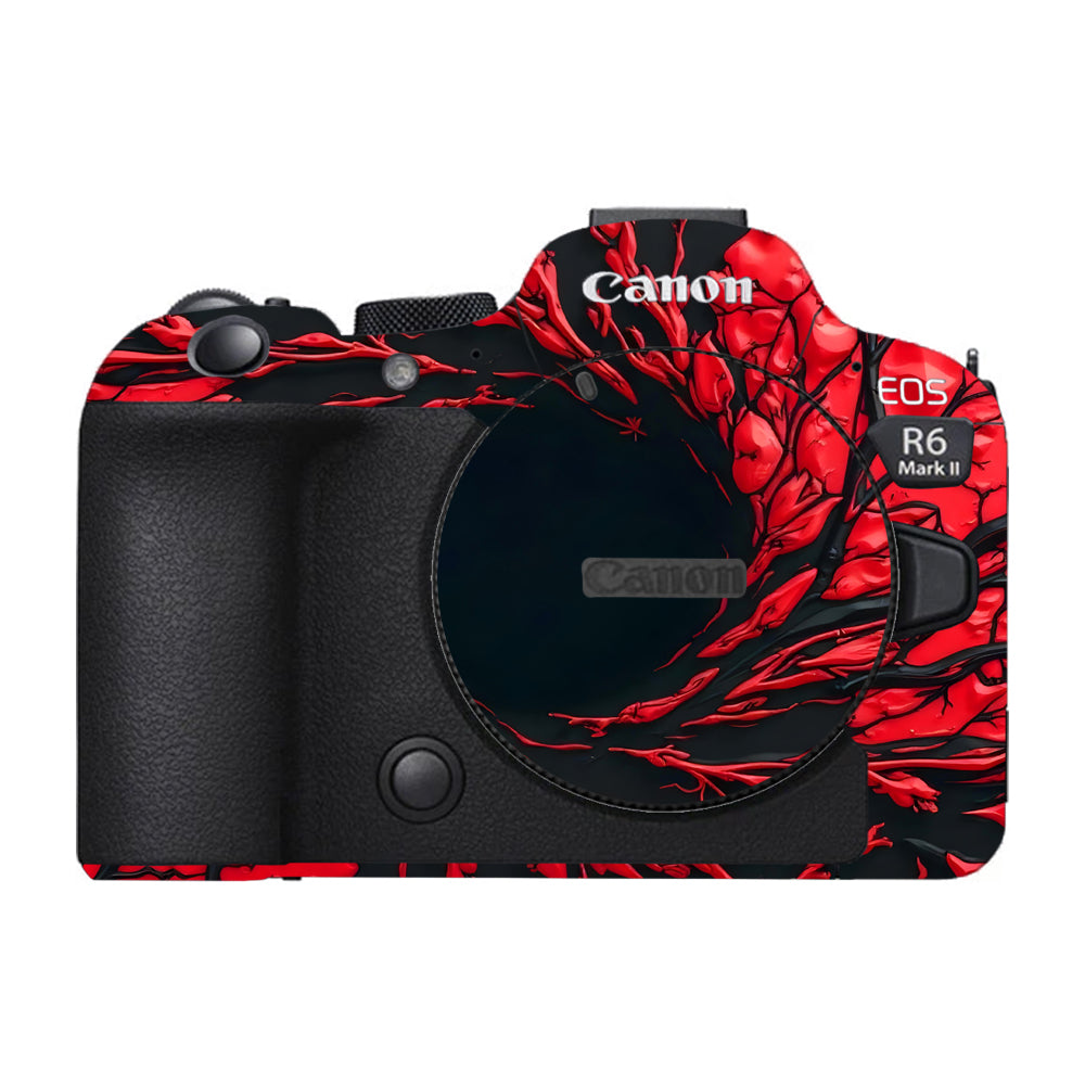 Venom Red Canon EOS R6 Mark II Camera Skins