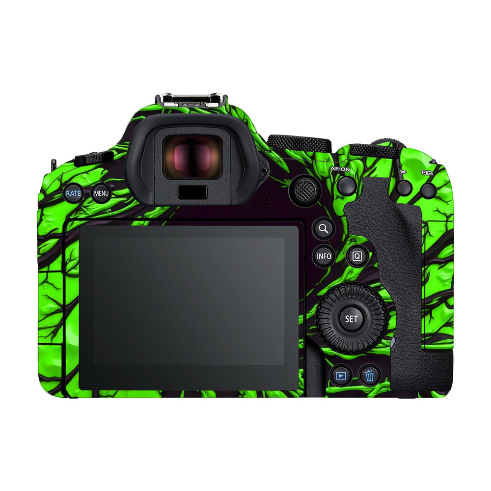 Venom Green Canon EOS R6 Mark II Camera Skins