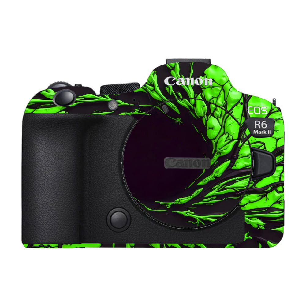 Venom Green Canon EOS R6 Mark II Camera Skins