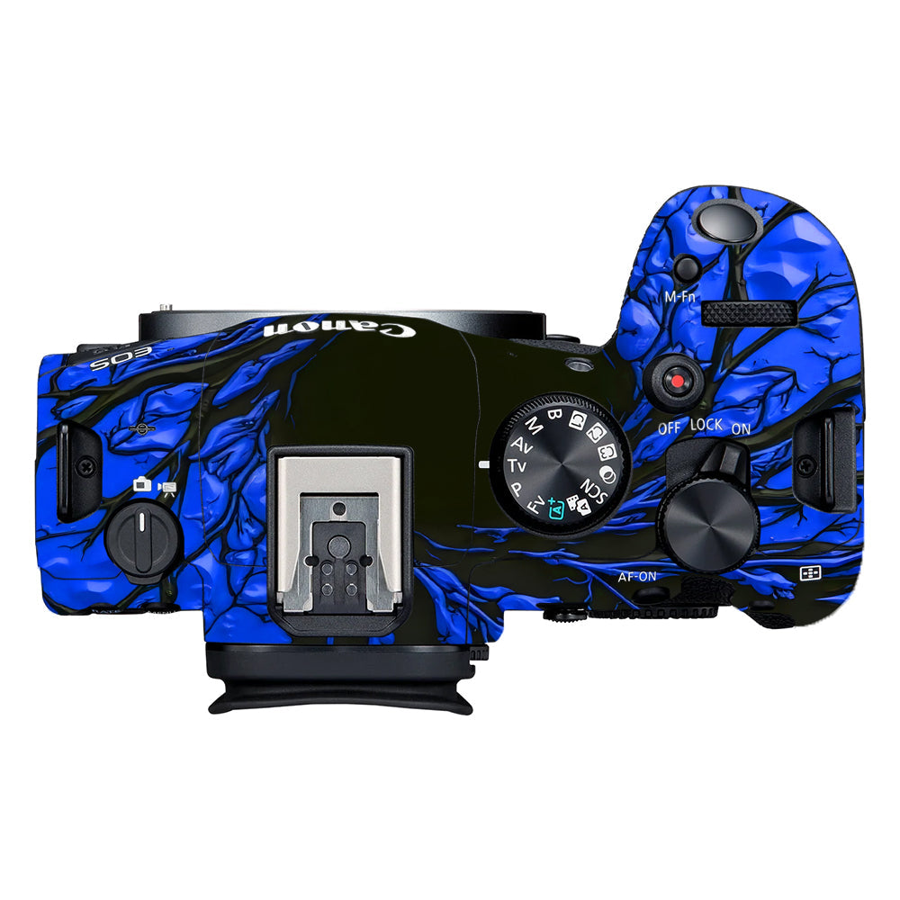 Venom Blue Canon EOS R6 Mark II Camera Skins