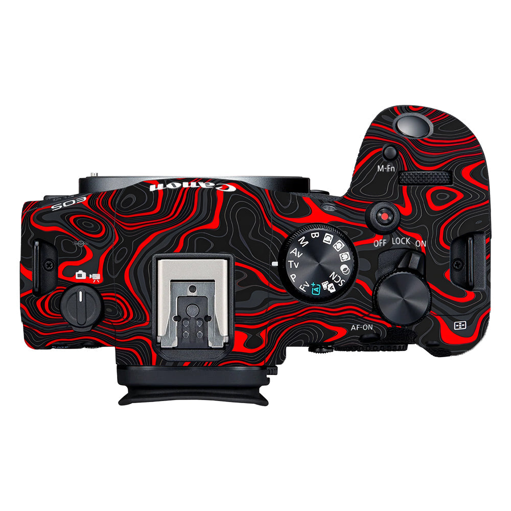 Crimson Waves Canon EOS R6 Mark II Camera Skins