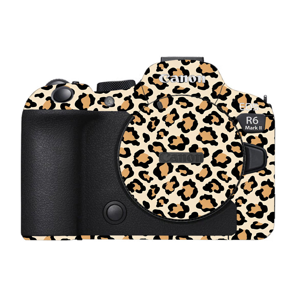 Sandy Leopard Spots Canon EOS R6 Mark II Camera Skins