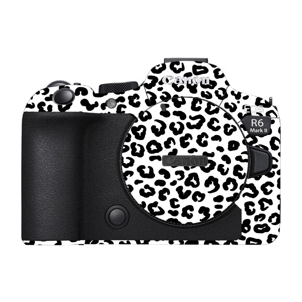 White Leopard Canon EOS R6 Mark II Camera Skins