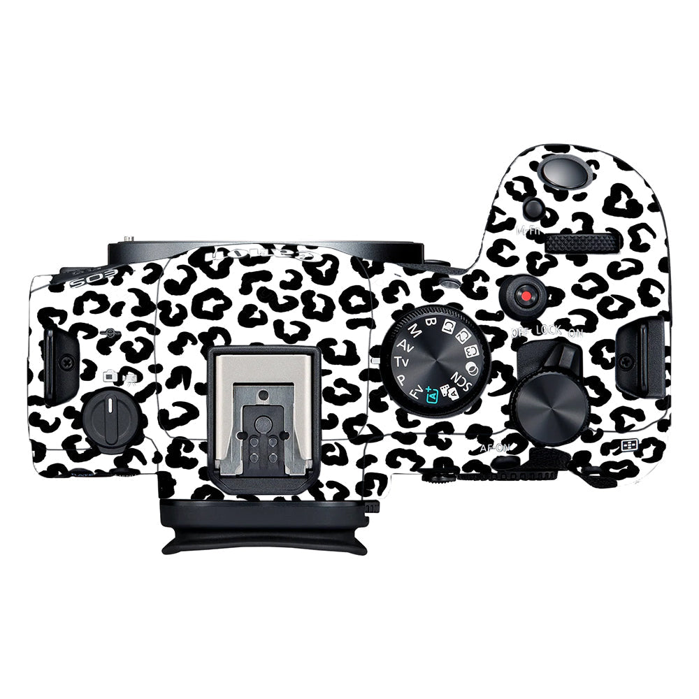 White Leopard Canon EOS R6 Mark II Camera Skins