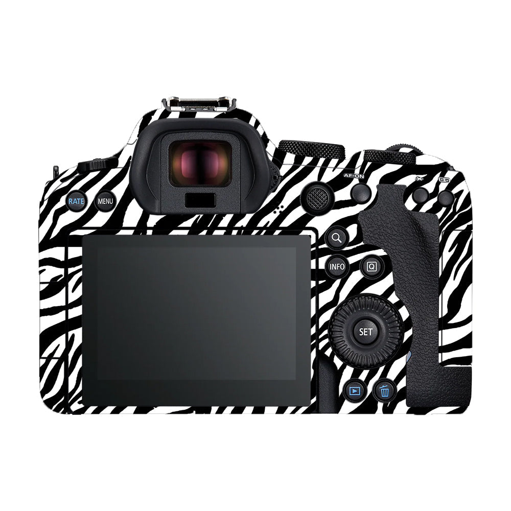 Classic Zebra Stripes Canon EOS R6 Mark II Camera Skins