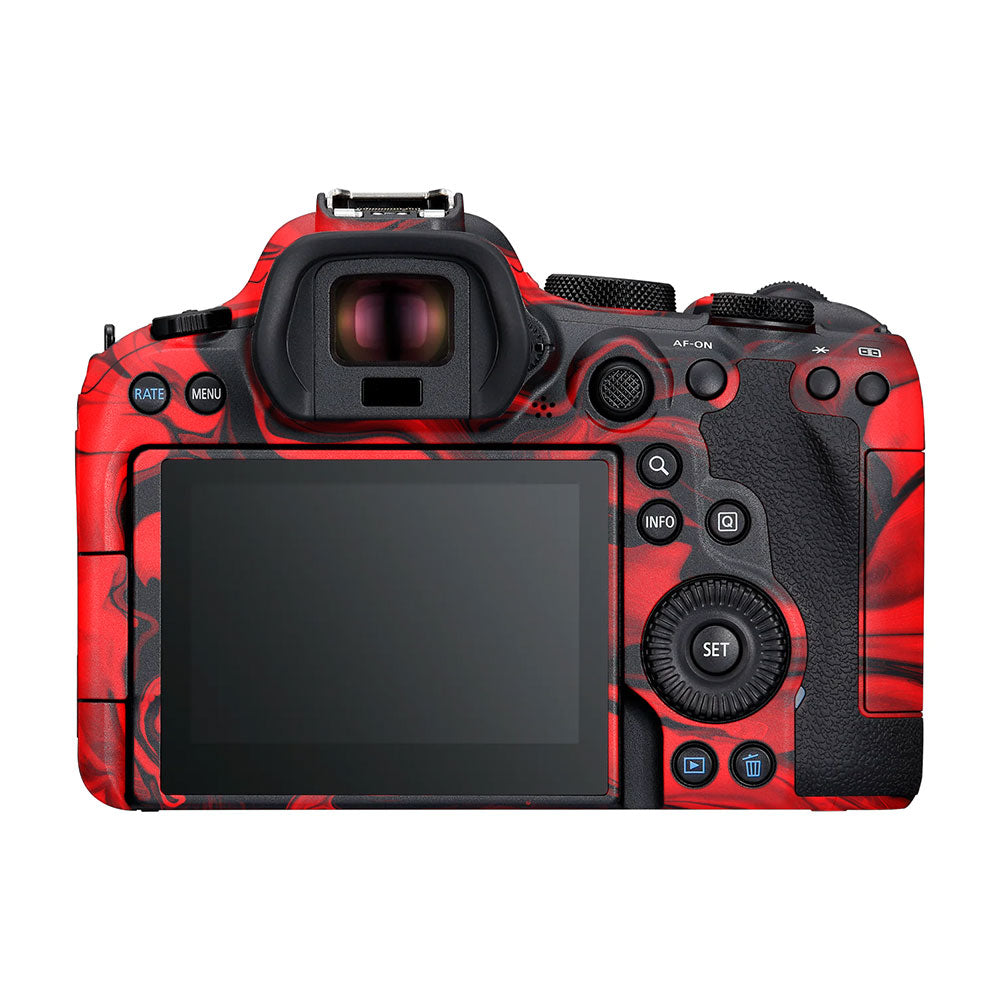 Red Lava Flow Canon EOS R6 Mark II Camera Skin