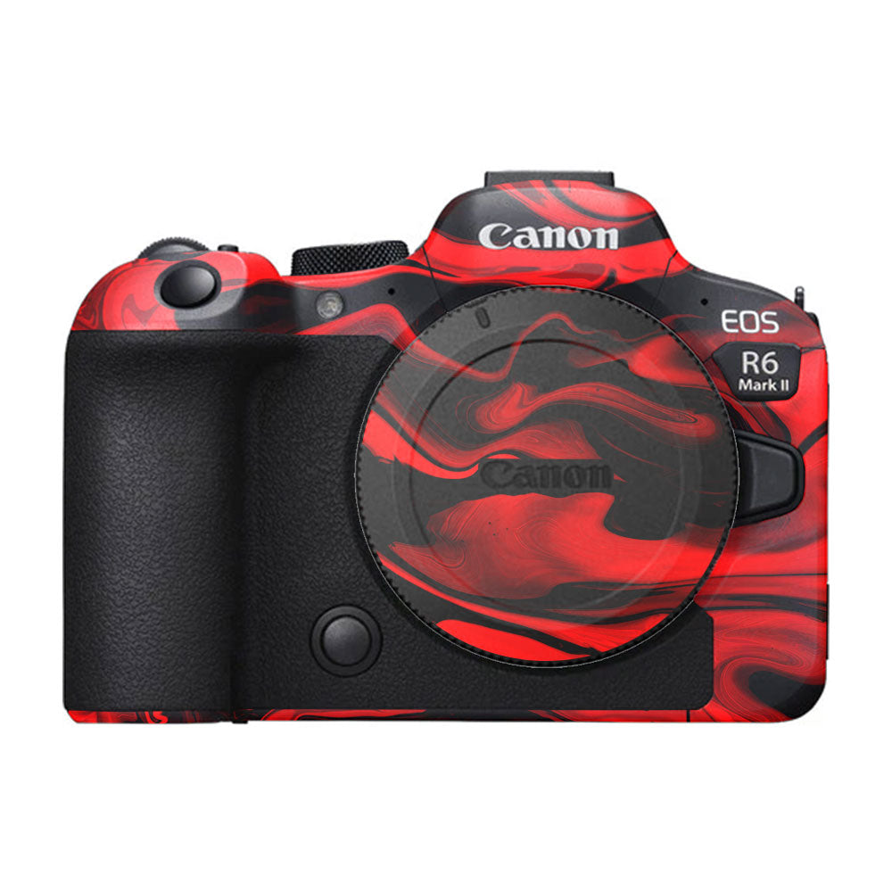 Red Lava Flow Canon EOS R6 Mark II Camera Skin