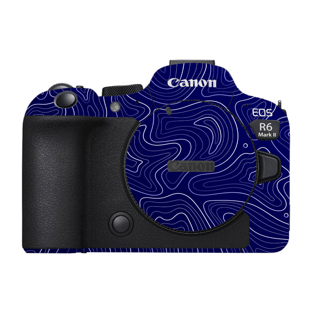 Deep Blue Contour Canon EOS R6 Mark II Camera Skins