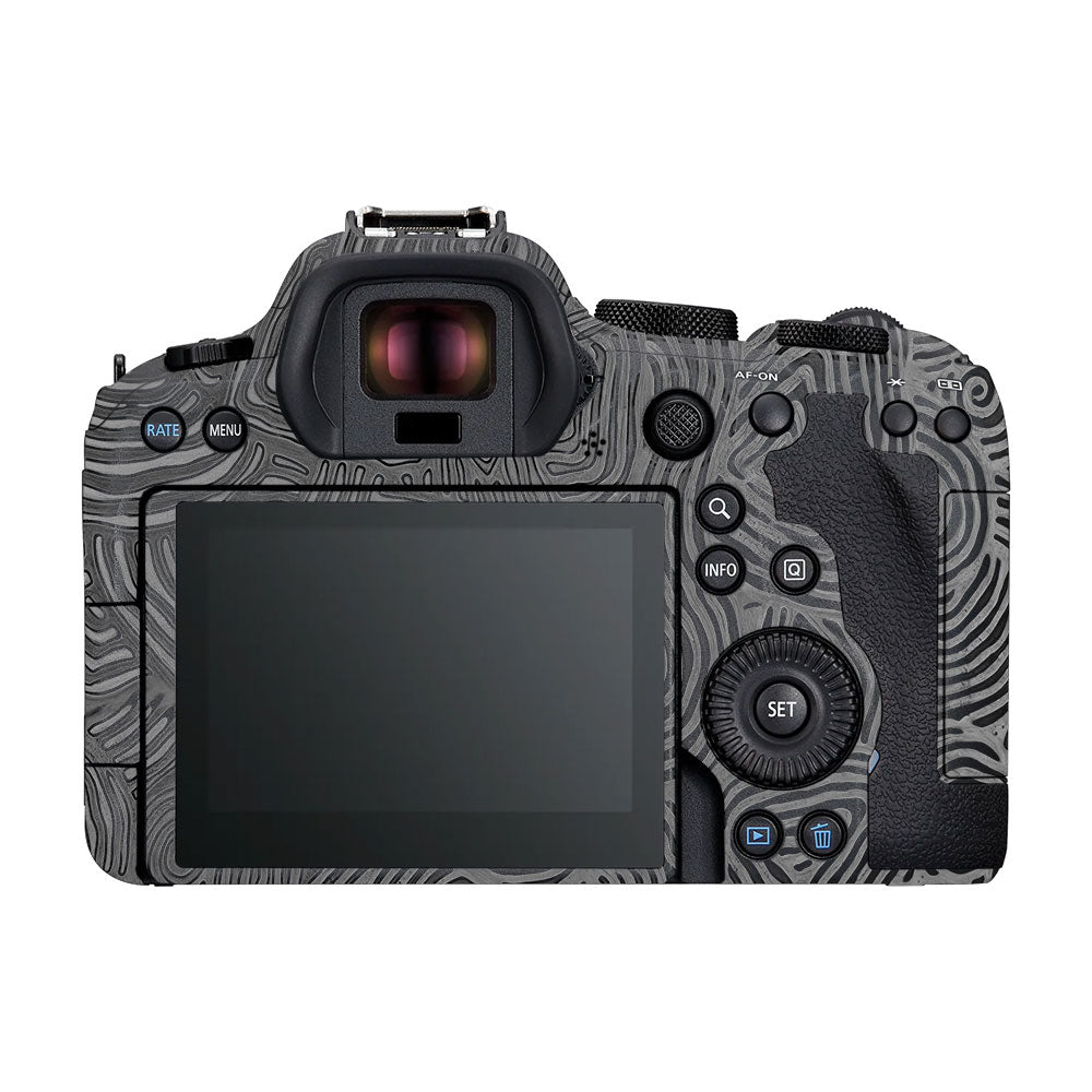 Monochrome Line Maze Canon EOS R6 Mark II Camera Skin