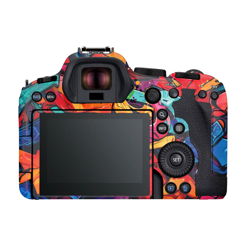 Urban Graffiti Explosion Canon EOS R6 Mark II Camera Skin