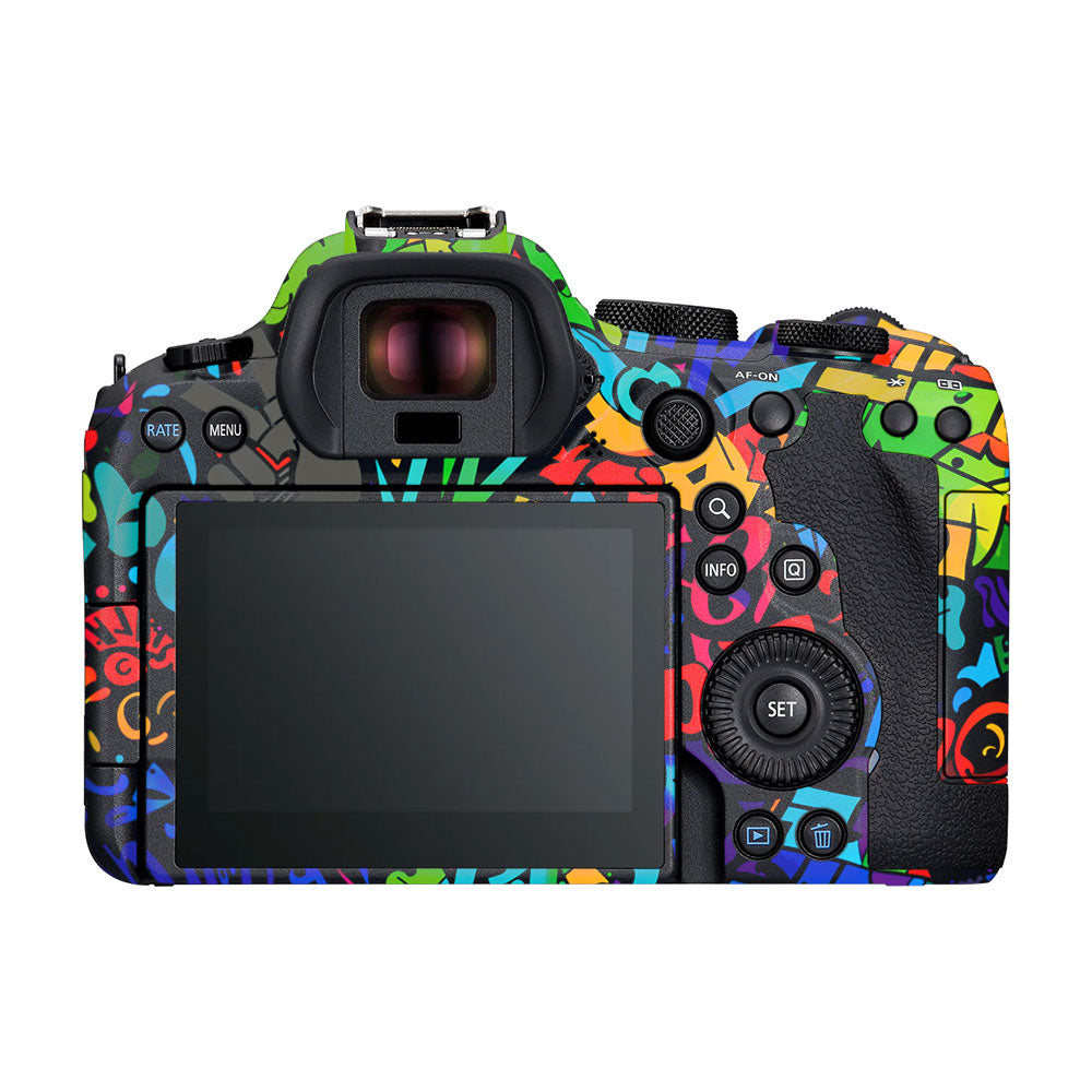 Colorful Urban Street Art Lettering Canon EOS R6 Mark II Camera Skin