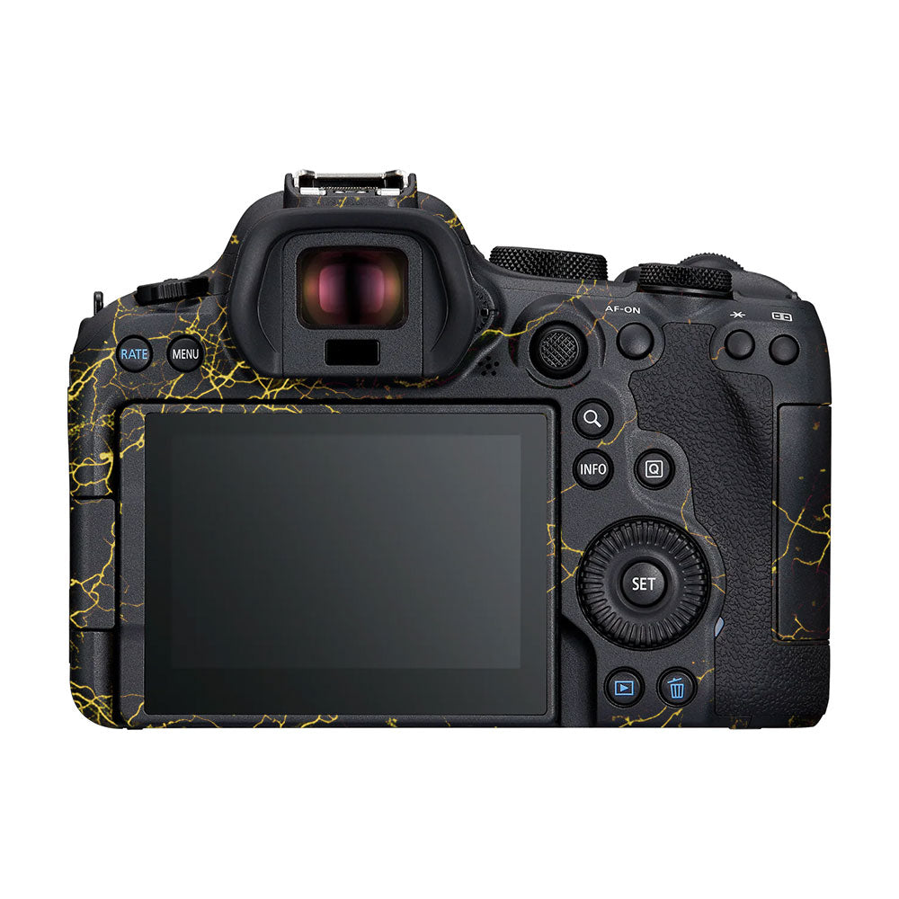 Electric Gold Veins Canon EOS R6 Mark II Camera Skin
