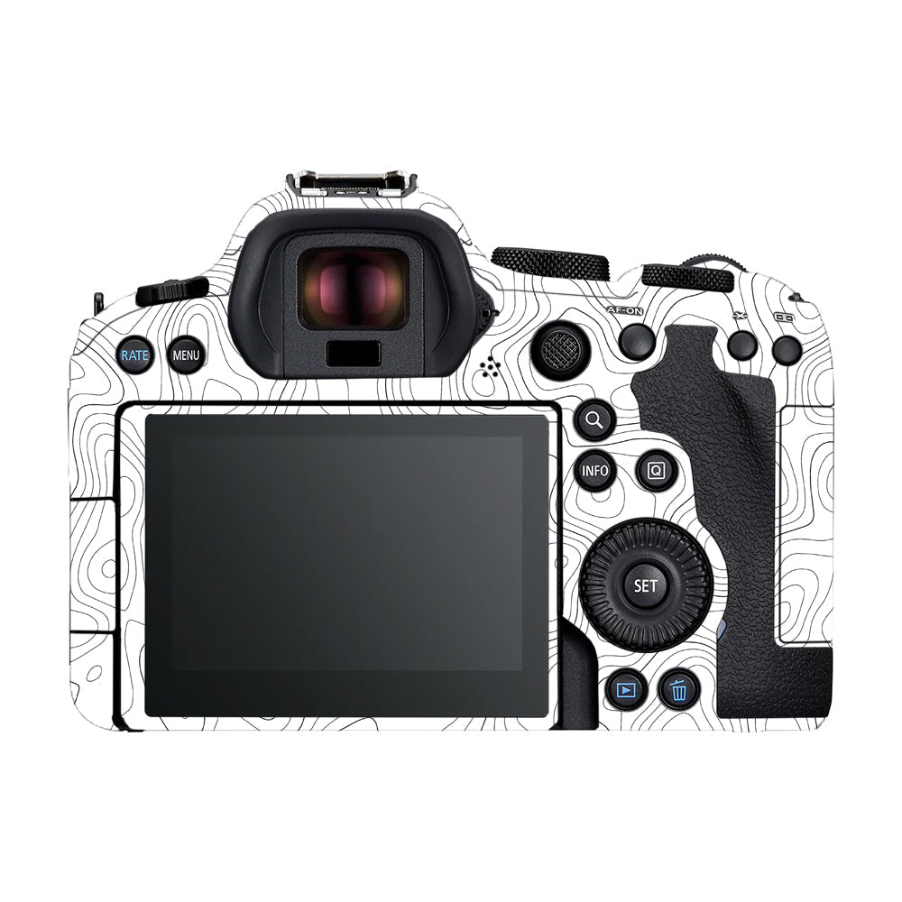 White Contour Design Canon EOS R6 Mark II Camera Skins