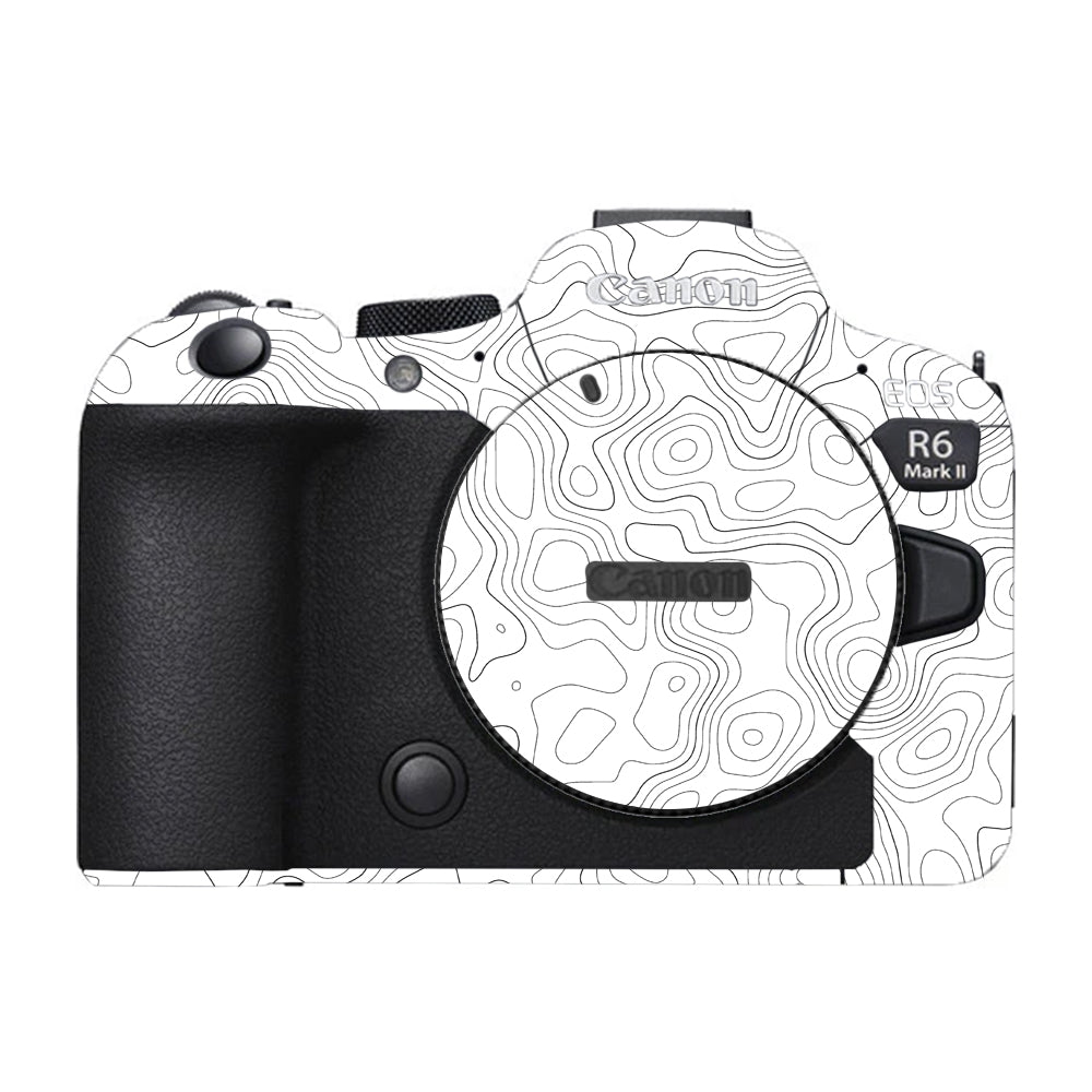 White Contour Design Canon EOS R6 Mark II Camera Skins