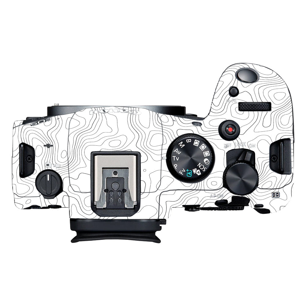 White Contour Design Canon EOS R6 Mark II Camera Skins