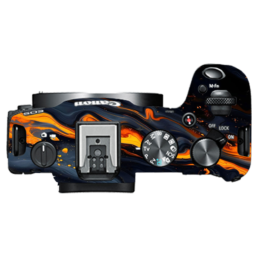 Lava Marble Canon EOS R8 Camera Skins