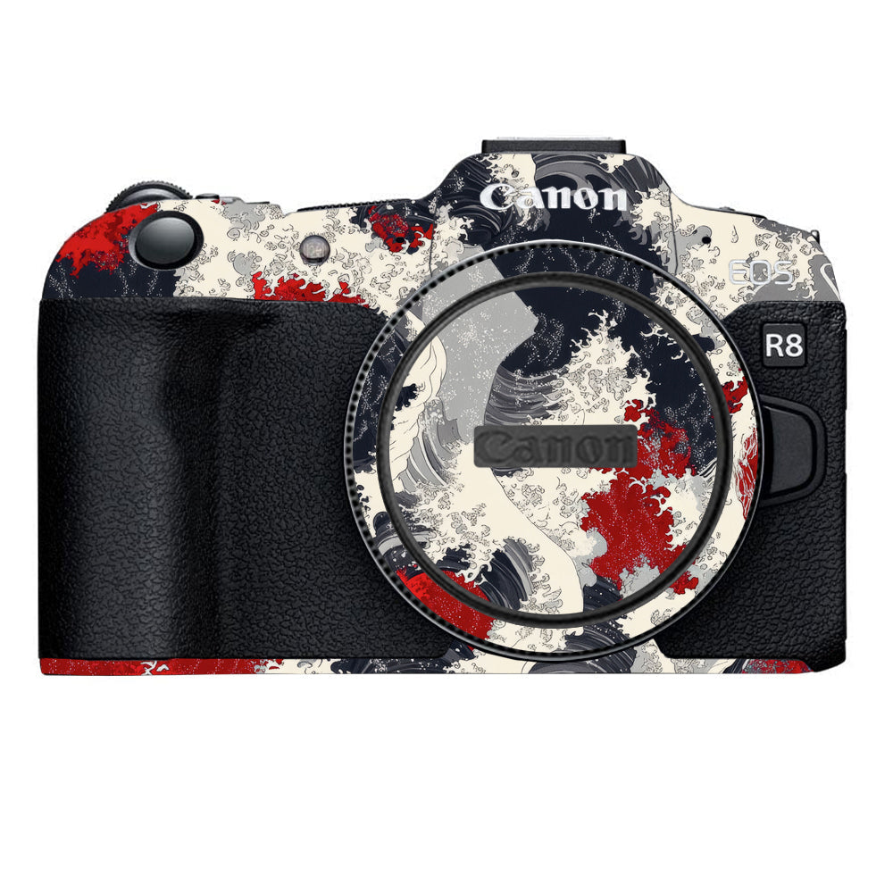 Abstract Waves Canon EOS R8 Camera Skin