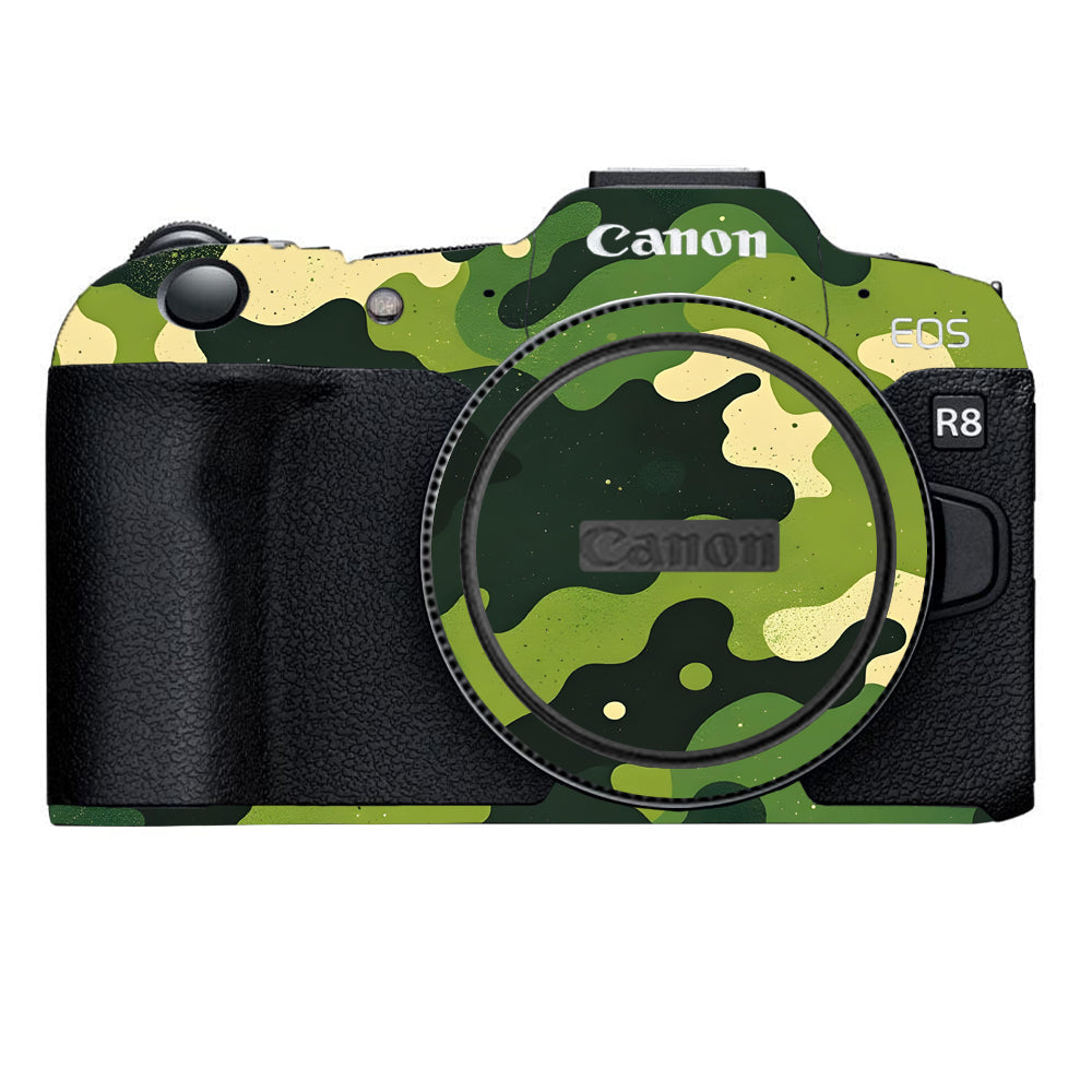 Camouflage Pattern Canon EOS R8 Camera Skins