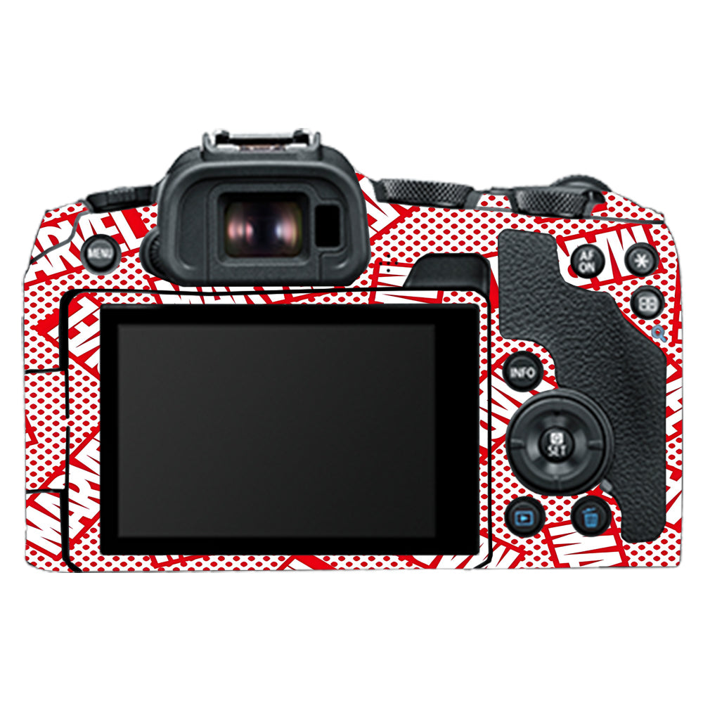 Marvel Comics Canon EOS R8 Camera Skins