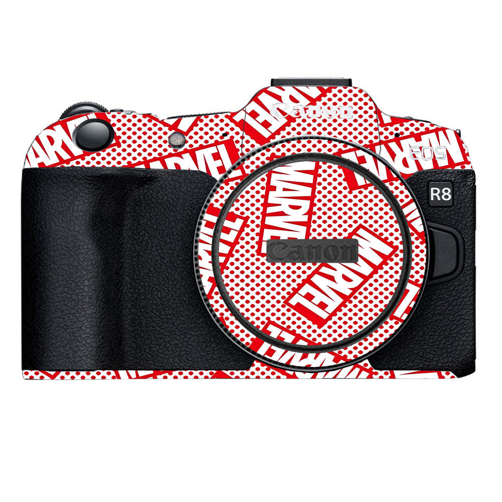 Marvel Comics Canon EOS R8 Camera Skins