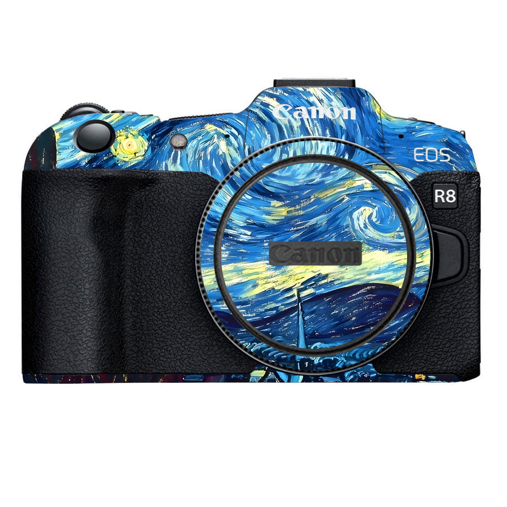 Starry Night Art Canon EOS R8 Camera Skins