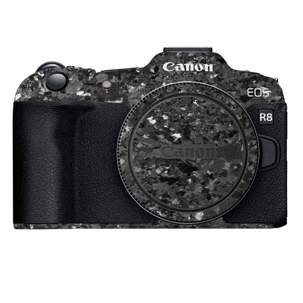 Black Granite Canon EOS R8 Camera Skins