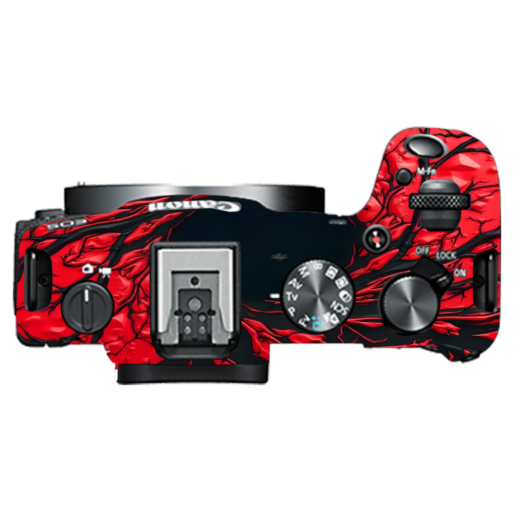 Venom Red Canon EOS R8 Camera Skins