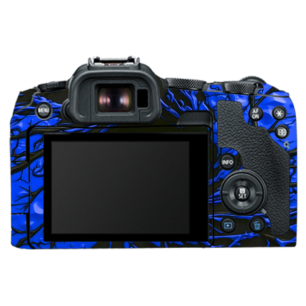 Venom Blue Canon EOS R8 Camera Skins