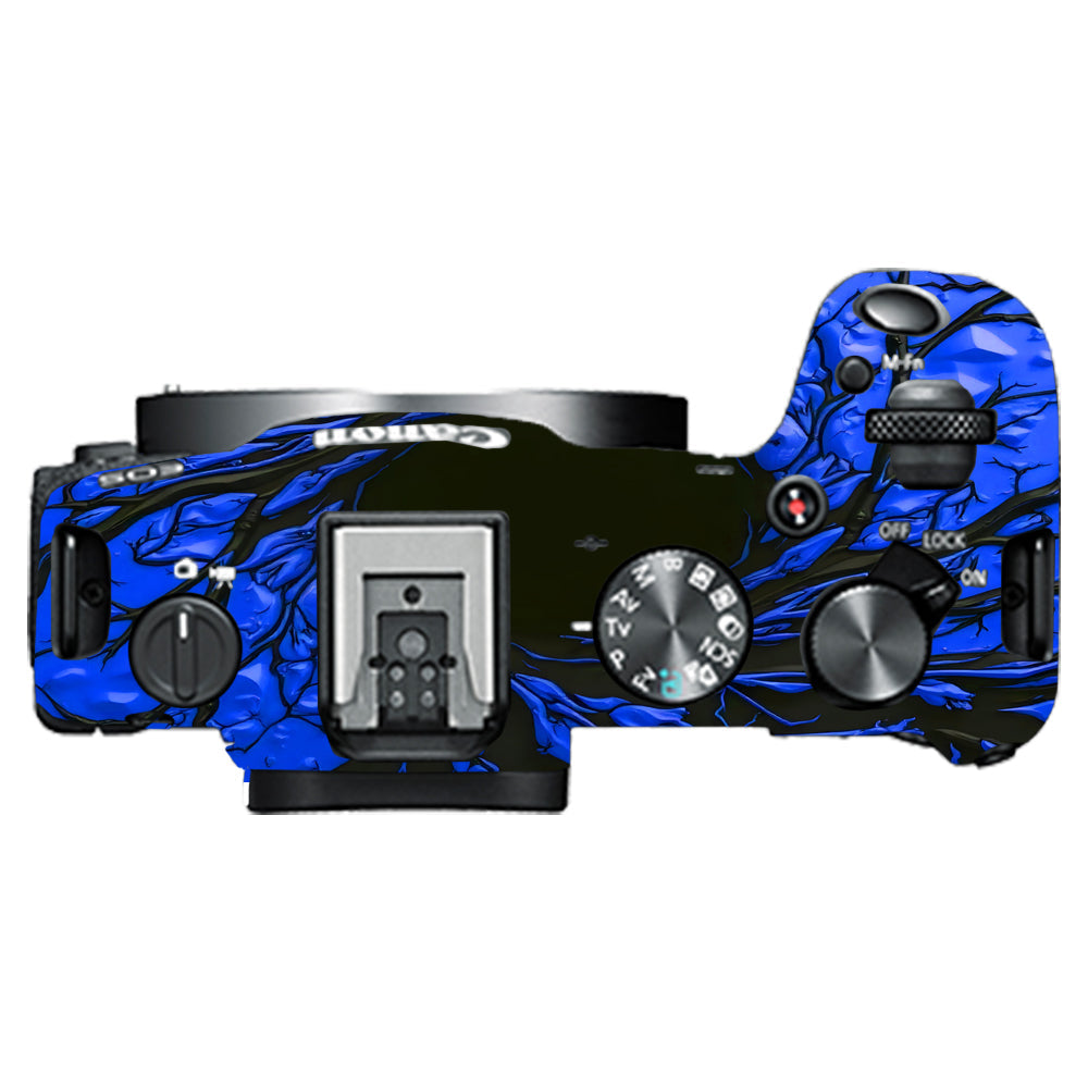 Venom Blue Canon EOS R8 Camera Skins