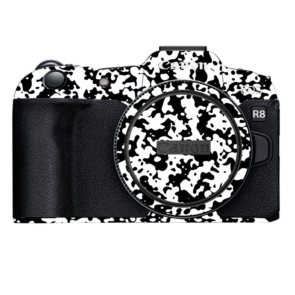 Snow Camo Canon EOS R8 Camera Skins