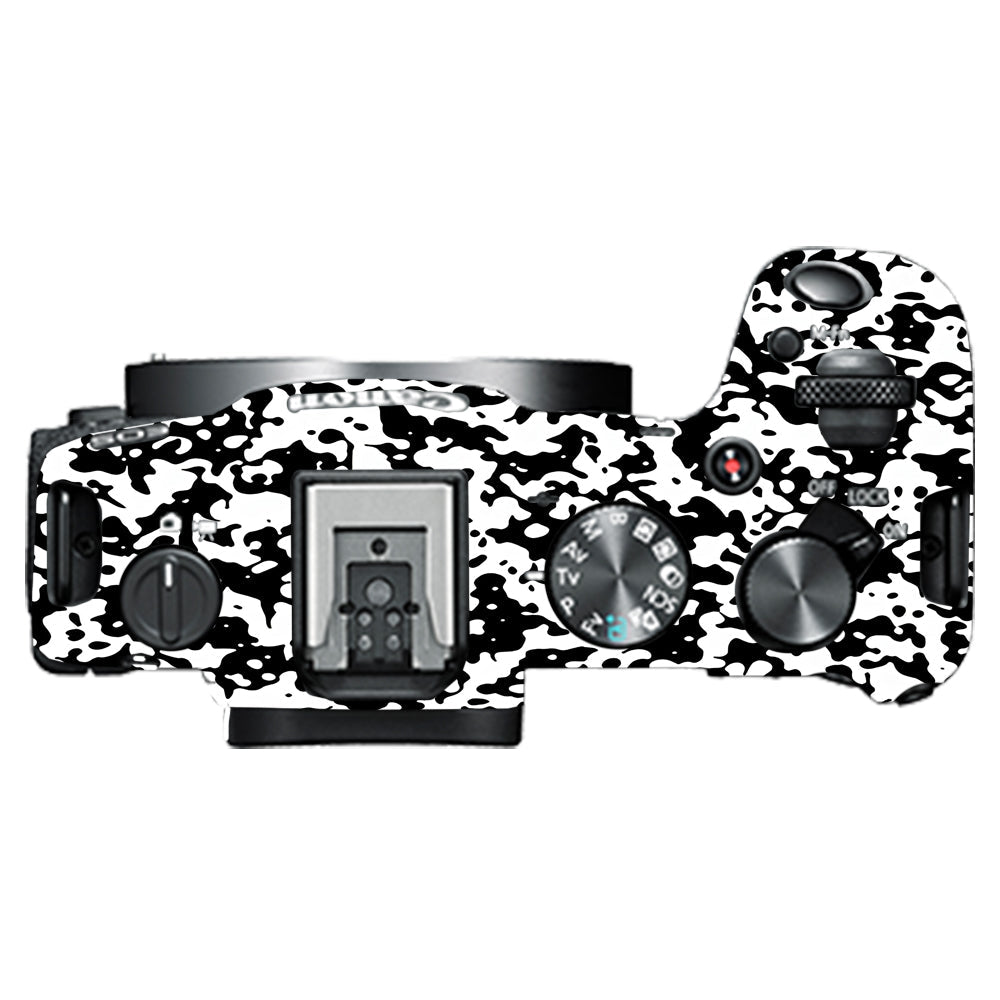 Snow Camo Canon EOS R8 Camera Skins